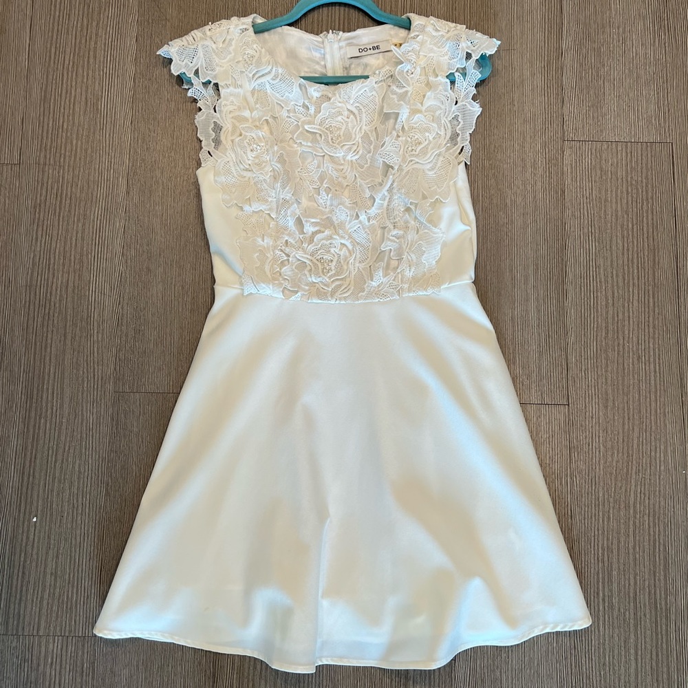 Do + Be White Cocktail Dress